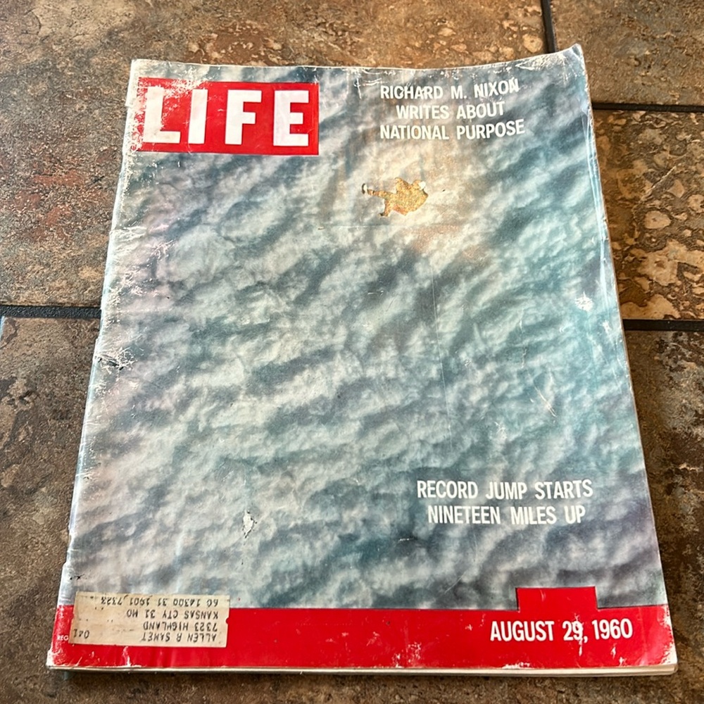 LIFE Magazine August 1960 Richard M. Nixon